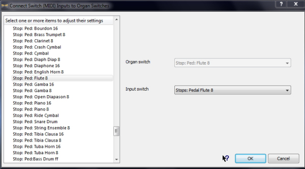Connect Switch MIDI Inputs